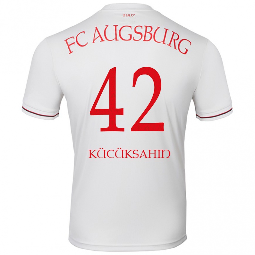 Børn Mahmut Kücüksahin #42 Hvid Hjemmebane Spillertrøjer 2024/25 Trøje T-Shirt