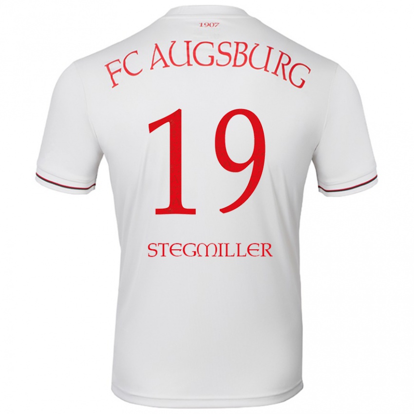 Børn Louis Stegmiller #19 Hvid Hjemmebane Spillertrøjer 2024/25 Trøje T-Shirt