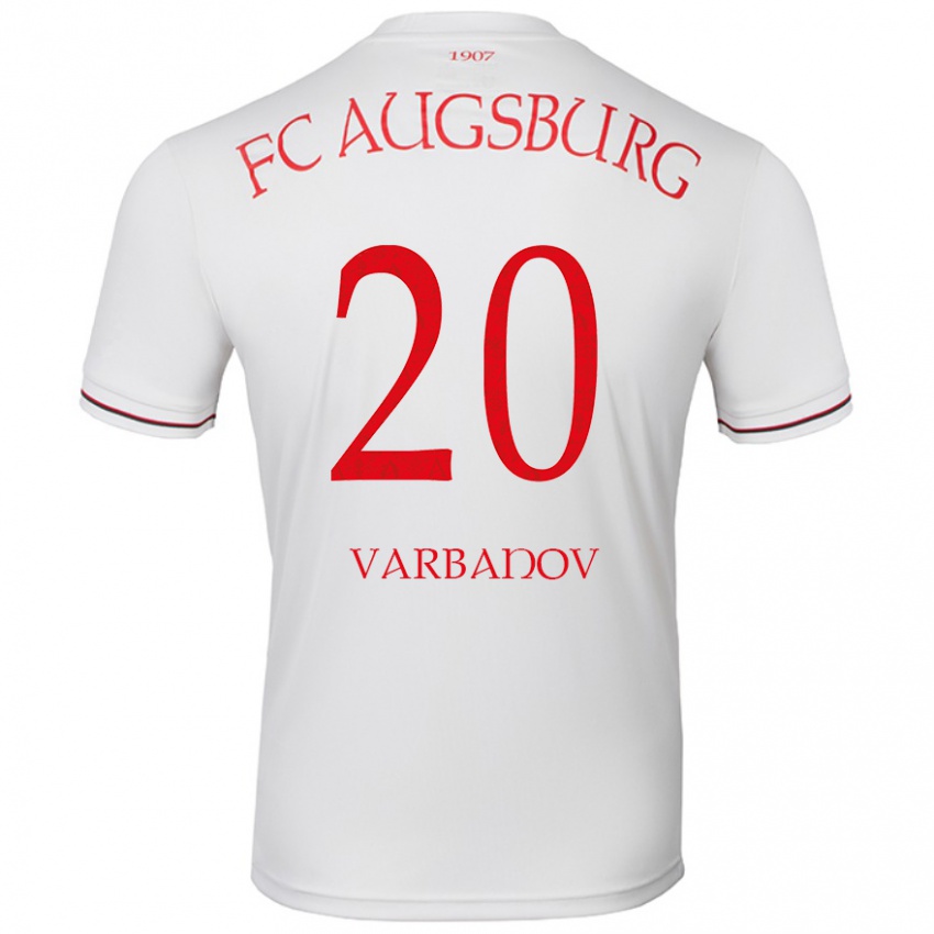 Børn Svetoslav Varbanov #20 Hvid Hjemmebane Spillertrøjer 2024/25 Trøje T-Shirt