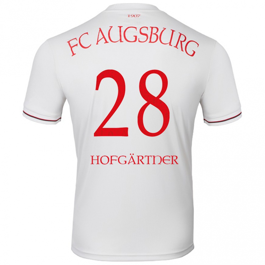 Børn Hendrik Hofgärtner #28 Hvid Hjemmebane Spillertrøjer 2024/25 Trøje T-Shirt