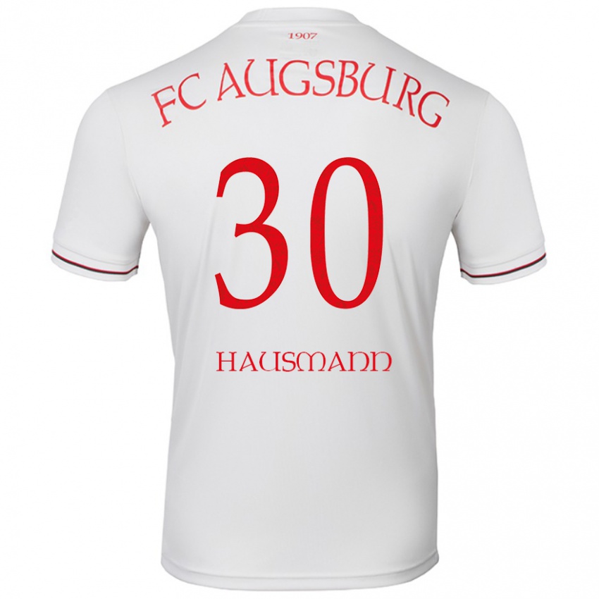 Børn Daniel Hausmann #30 Hvid Hjemmebane Spillertrøjer 2024/25 Trøje T-Shirt