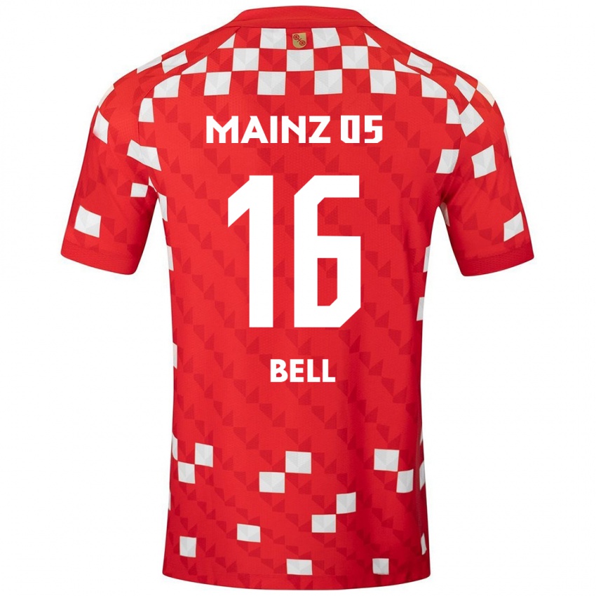 Børn Stefan Bell #16 Hvid Rød Hjemmebane Spillertrøjer 2024/25 Trøje T-Shirt