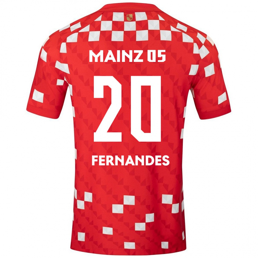 Børn Edimilson Fernandes #20 Hvid Rød Hjemmebane Spillertrøjer 2024/25 Trøje T-Shirt