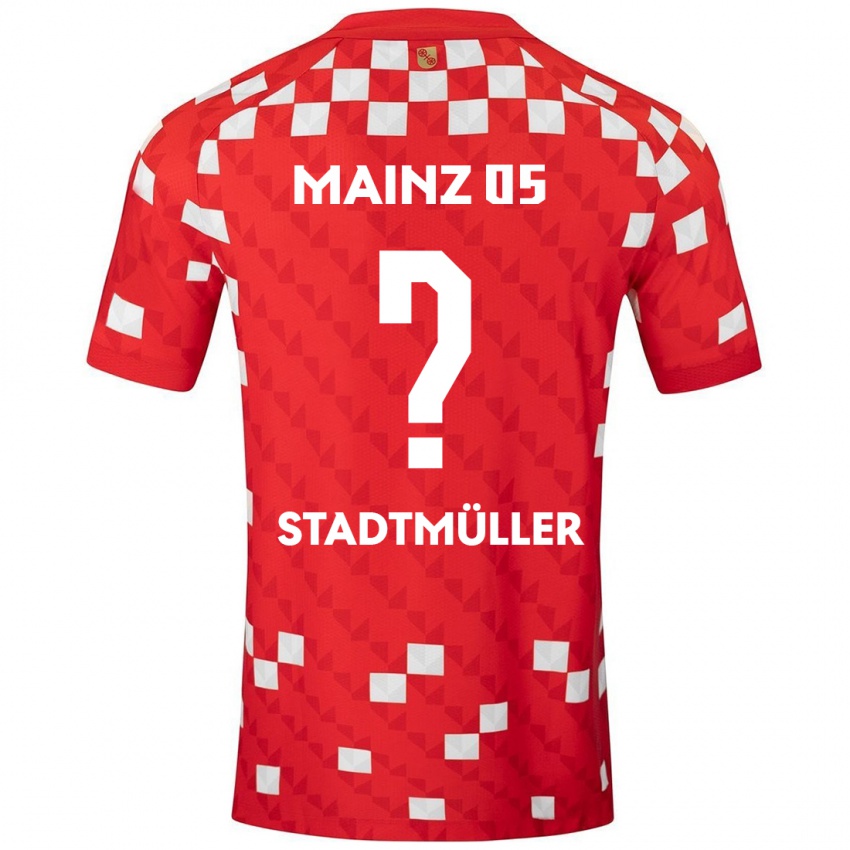 Børn Elias Stadtmüller #0 Hvid Rød Hjemmebane Spillertrøjer 2024/25 Trøje T-Shirt