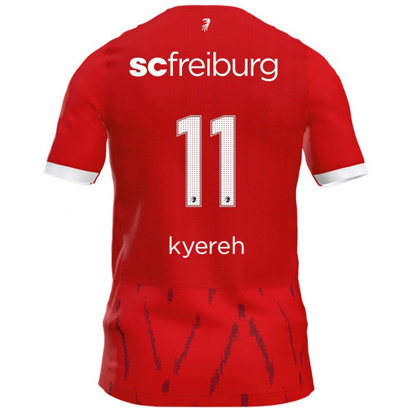 Børn Daniel-Kofi Kyereh #11 Rød Hjemmebane Spillertrøjer 2024/25 Trøje T-Shirt