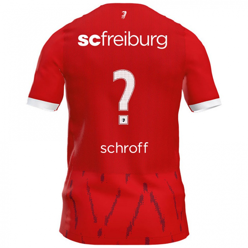 Børn Matteo Schroff #0 Rød Hjemmebane Spillertrøjer 2024/25 Trøje T-Shirt