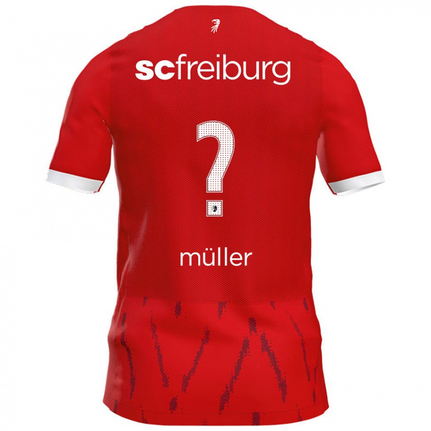 Børn Phillip Müller #0 Rød Hjemmebane Spillertrøjer 2024/25 Trøje T-Shirt