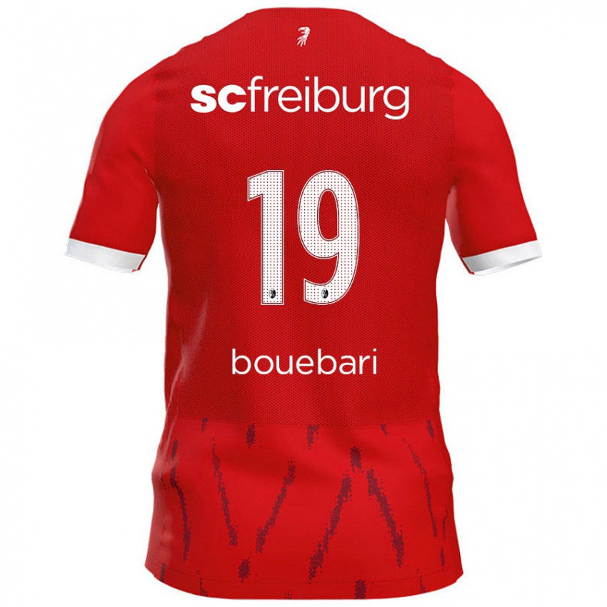 Børn Franci Bouebari #19 Rød Hjemmebane Spillertrøjer 2024/25 Trøje T-Shirt