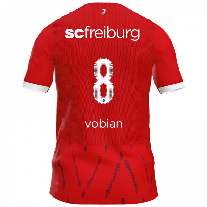 Børn Selina Vobian #8 Rød Hjemmebane Spillertrøjer 2024/25 Trøje T-Shirt