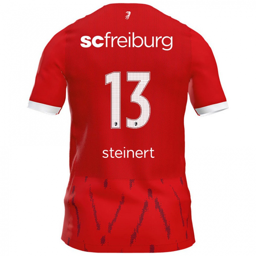 Børn Judith Steinert #13 Rød Hjemmebane Spillertrøjer 2024/25 Trøje T-Shirt