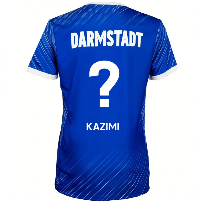 Børn Yasin Kazimi #0 Blå Hvid Hjemmebane Spillertrøjer 2024/25 Trøje T-Shirt