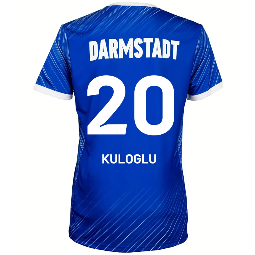 Børn Can Kuloglu #20 Blå Hvid Hjemmebane Spillertrøjer 2024/25 Trøje T-Shirt