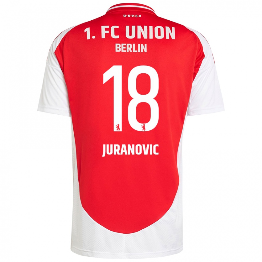 Børn Josip Juranovic #18 Rød Hvid Hjemmebane Spillertrøjer 2024/25 Trøje T-Shirt