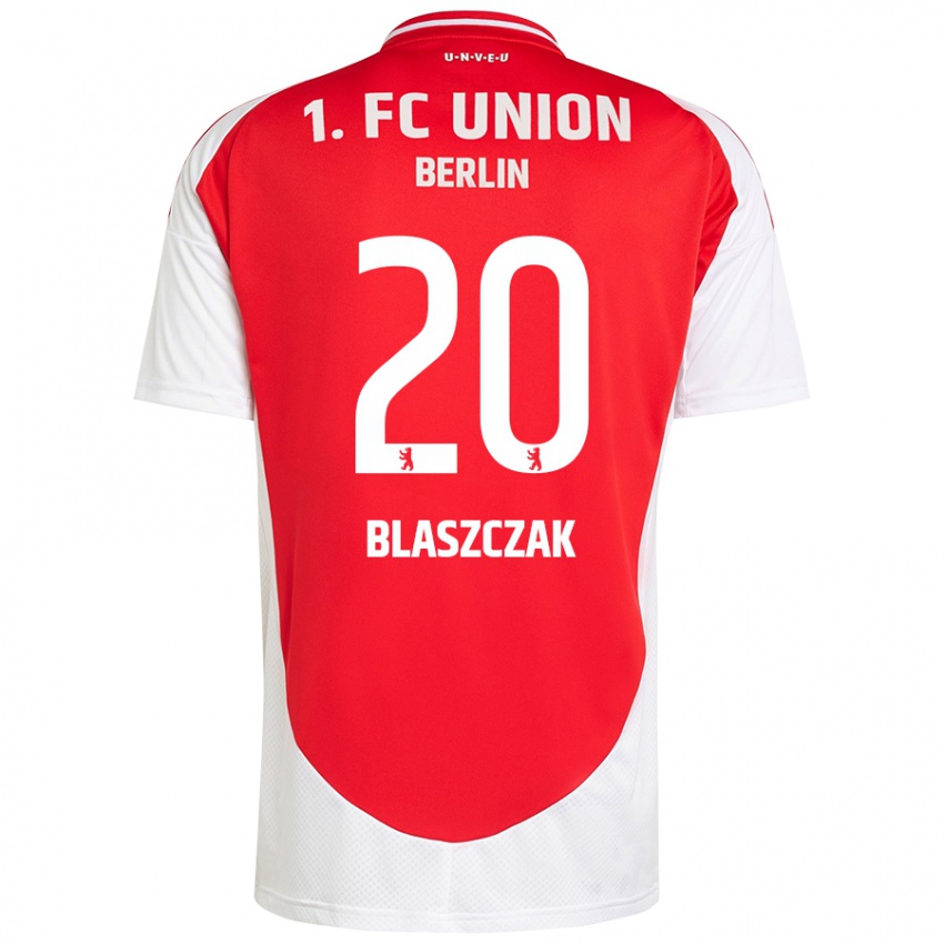 Børn Tim Blaszczak #20 Rød Hvid Hjemmebane Spillertrøjer 2024/25 Trøje T-Shirt