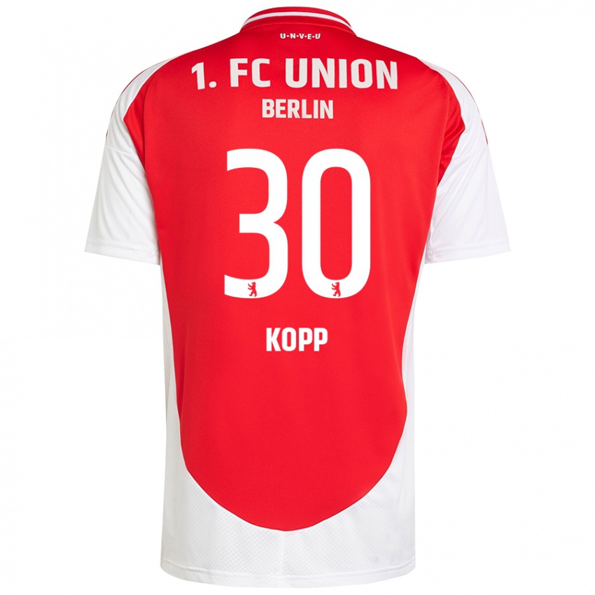 Børn Marvin Kopp #30 Rød Hvid Hjemmebane Spillertrøjer 2024/25 Trøje T-Shirt