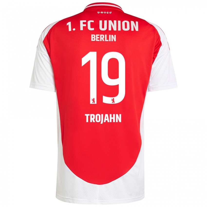 Børn Sophie Trojahn #19 Rød Hvid Hjemmebane Spillertrøjer 2024/25 Trøje T-Shirt