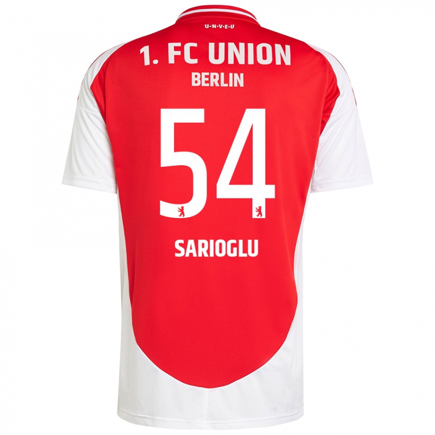 Børn Defne Sarıoğlu #54 Rød Hvid Hjemmebane Spillertrøjer 2024/25 Trøje T-Shirt