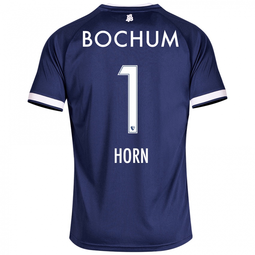 Børn Timo Horn #1 Mørkeblå Hjemmebane Spillertrøjer 2024/25 Trøje T-Shirt