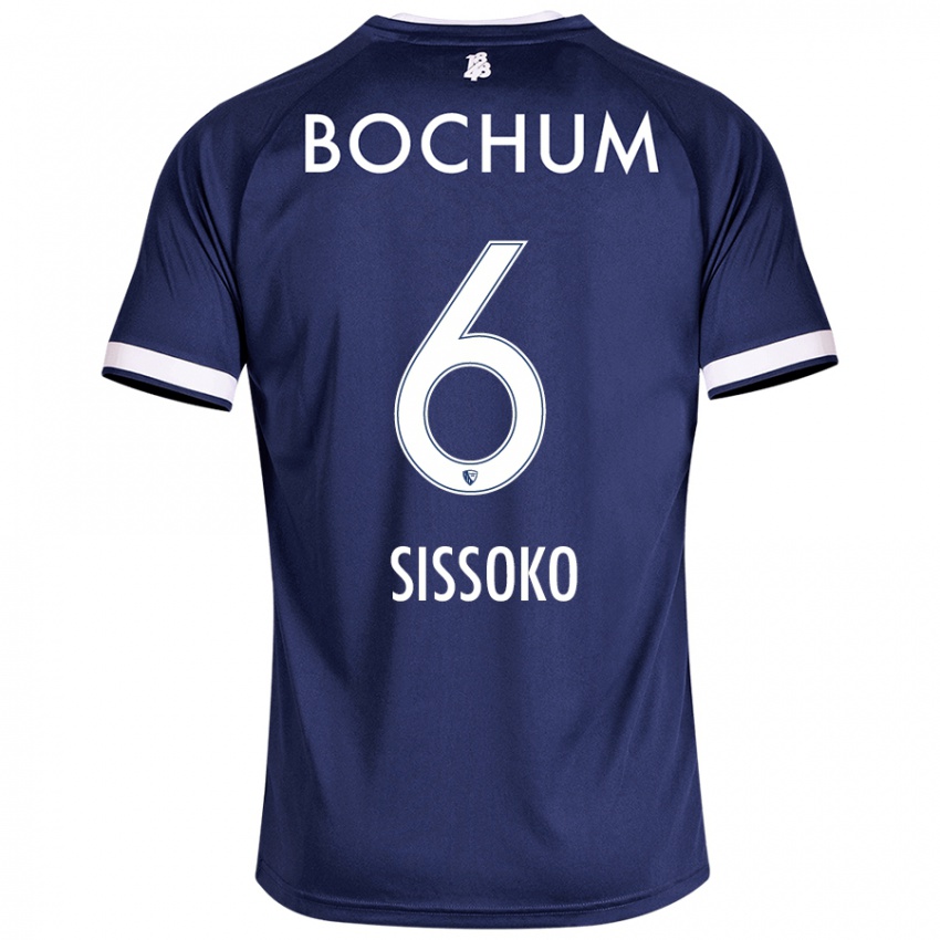 Børn Ibrahima Sissoko #6 Mørkeblå Hjemmebane Spillertrøjer 2024/25 Trøje T-Shirt