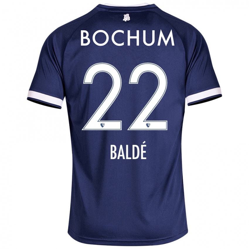 Børn Aliou Baldé #22 Mørkeblå Hjemmebane Spillertrøjer 2024/25 Trøje T-Shirt