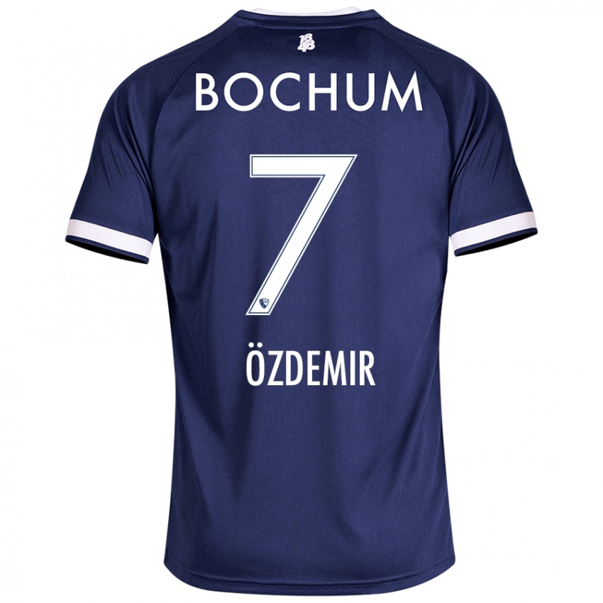 Børn Tolga Özdemir #7 Mørkeblå Hjemmebane Spillertrøjer 2024/25 Trøje T-Shirt