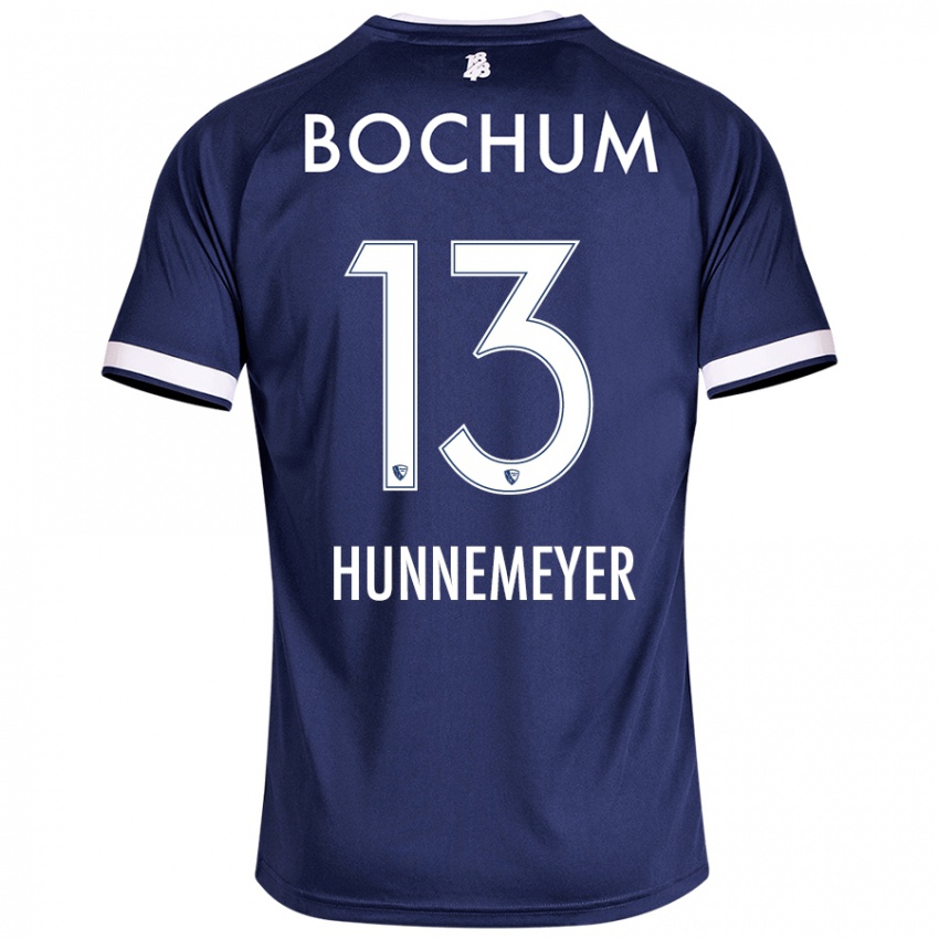 Børn Maja Hünnemeyer #13 Mørkeblå Hjemmebane Spillertrøjer 2024/25 Trøje T-Shirt