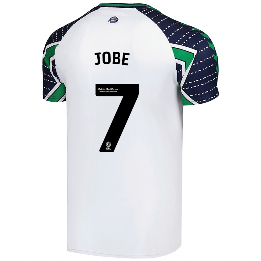 Børn Jobe Bellingham #7 Hvid Udebane Spillertrøjer 2024/25 Trøje T-Shirt