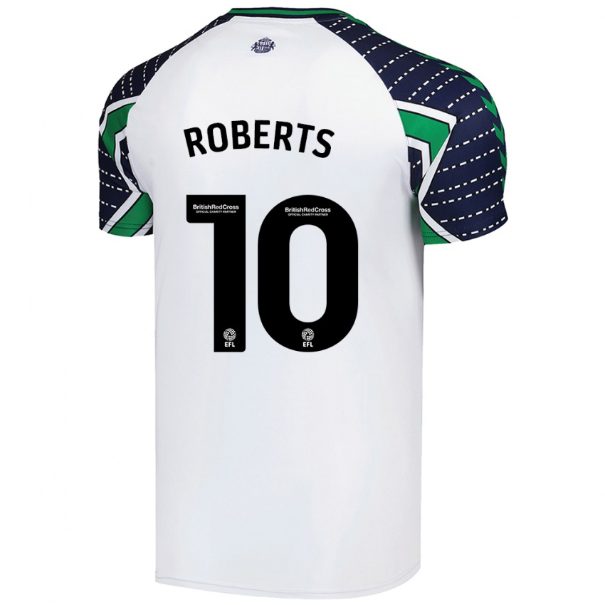 Børn Patrick Roberts #10 Hvid Udebane Spillertrøjer 2024/25 Trøje T-Shirt