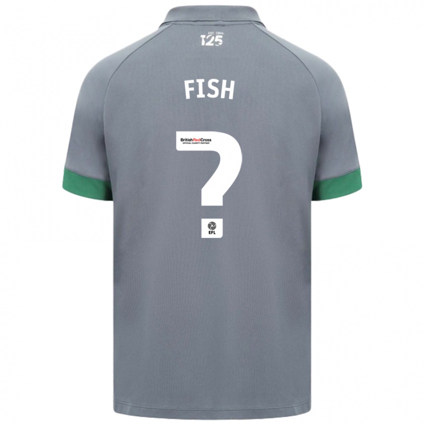 Børn Will Fish #0 Mørkegrå Udebane Spillertrøjer 2024/25 Trøje T-Shirt