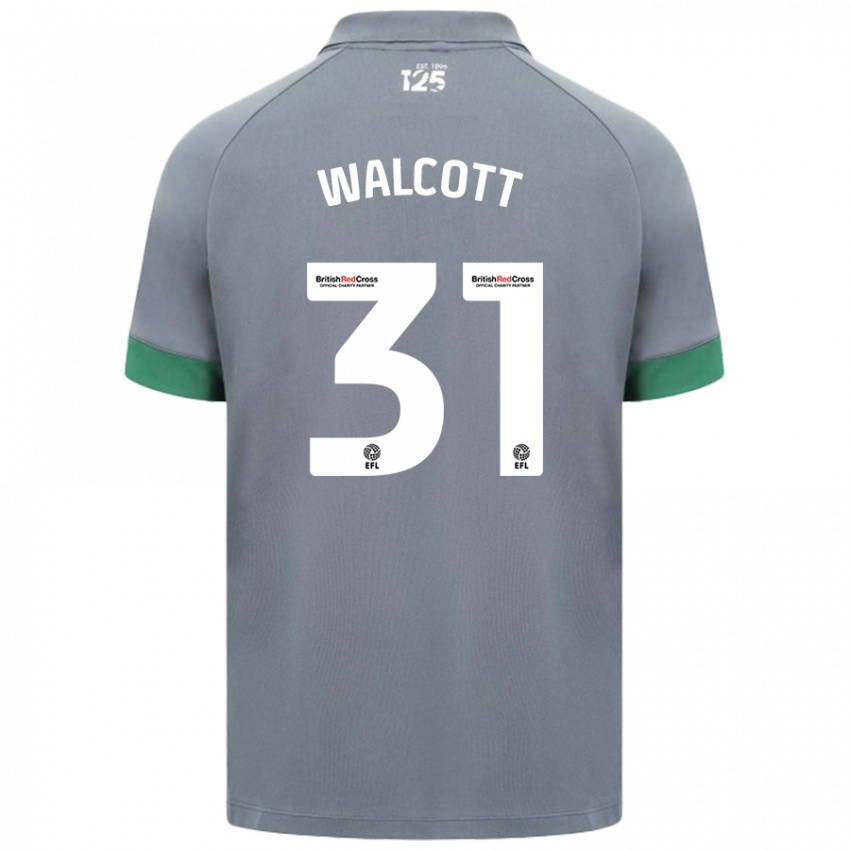 Børn Malachi Fagan Walcott #31 Mørkegrå Udebane Spillertrøjer 2024/25 Trøje T-Shirt