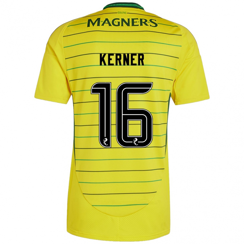 Børn Hana Kerner #16 Gul Udebane Spillertrøjer 2024/25 Trøje T-Shirt