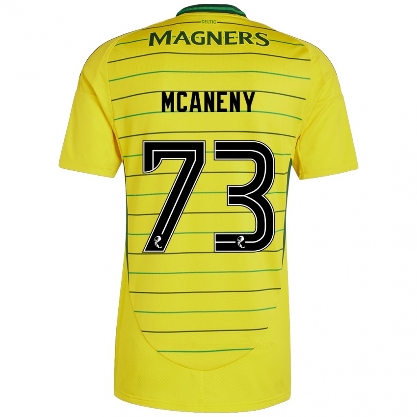 Børn Maria Mcaneny #73 Gul Udebane Spillertrøjer 2024/25 Trøje T-Shirt