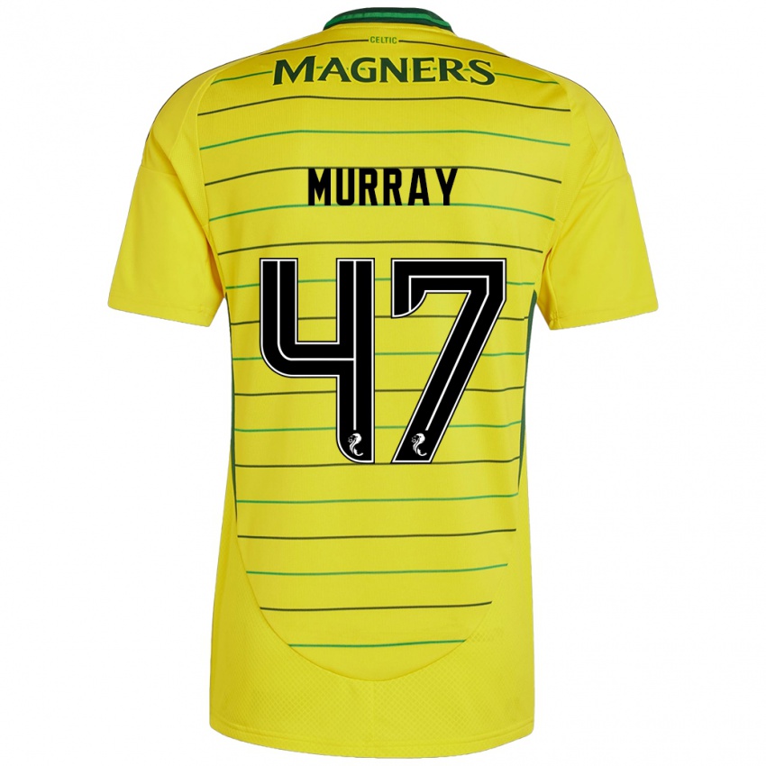 Børn Dane Murray #47 Gul Udebane Spillertrøjer 2024/25 Trøje T-Shirt