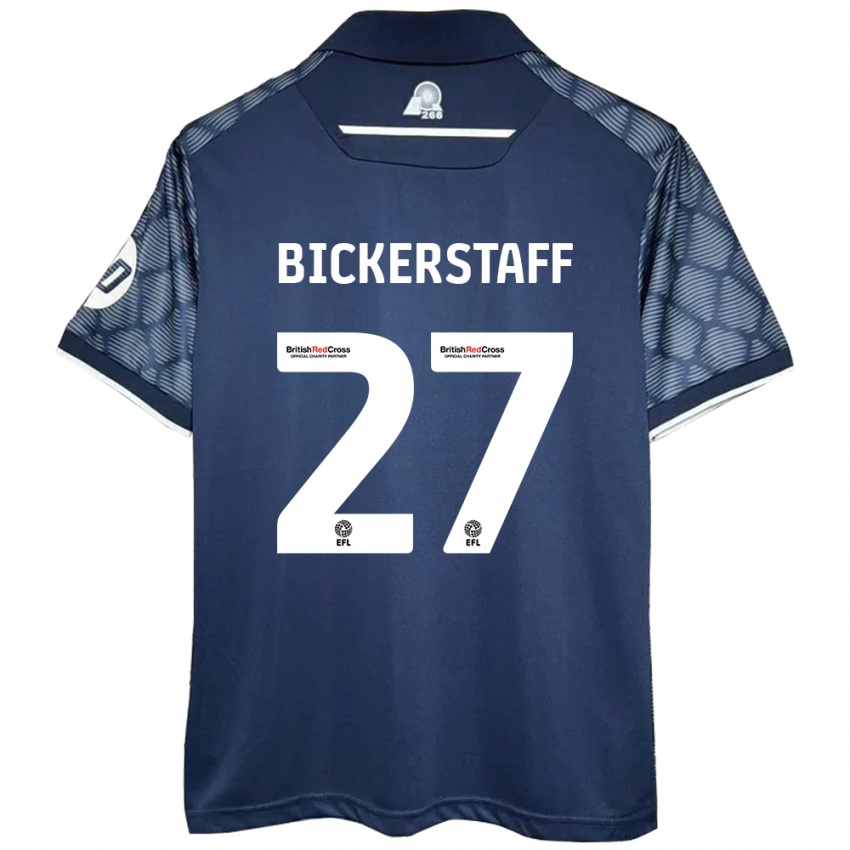 Børn Jake Bickerstaff #27 Sort Udebane Spillertrøjer 2024/25 Trøje T-Shirt