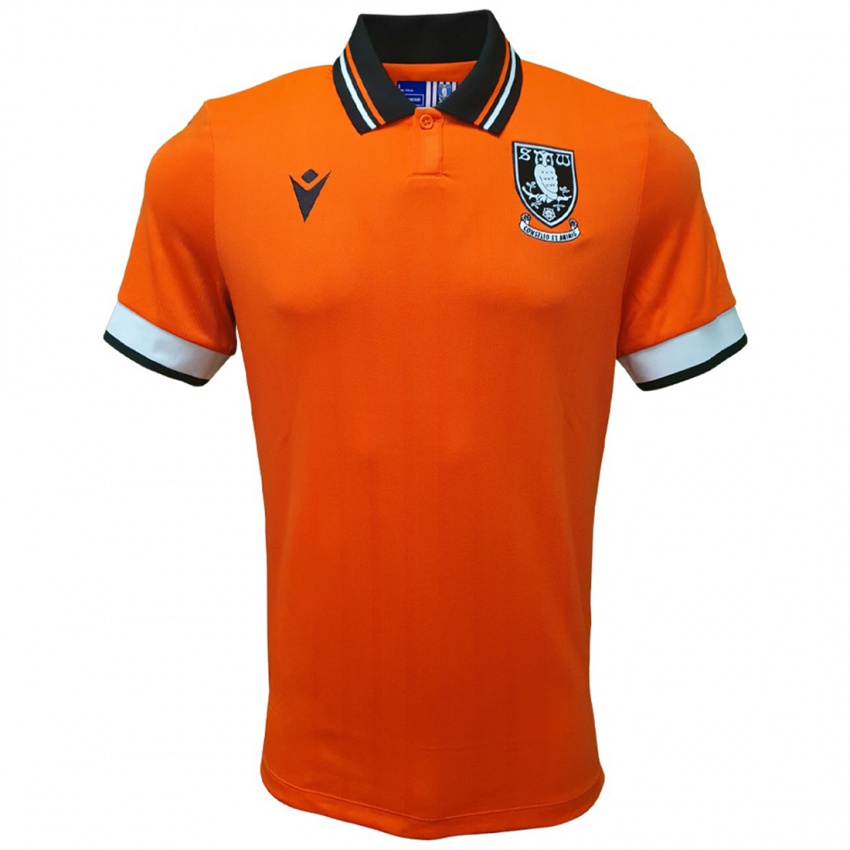 Børn Ben Hamer #26 Orange Hvid Udebane Spillertrøjer 2024/25 Trøje T-Shirt