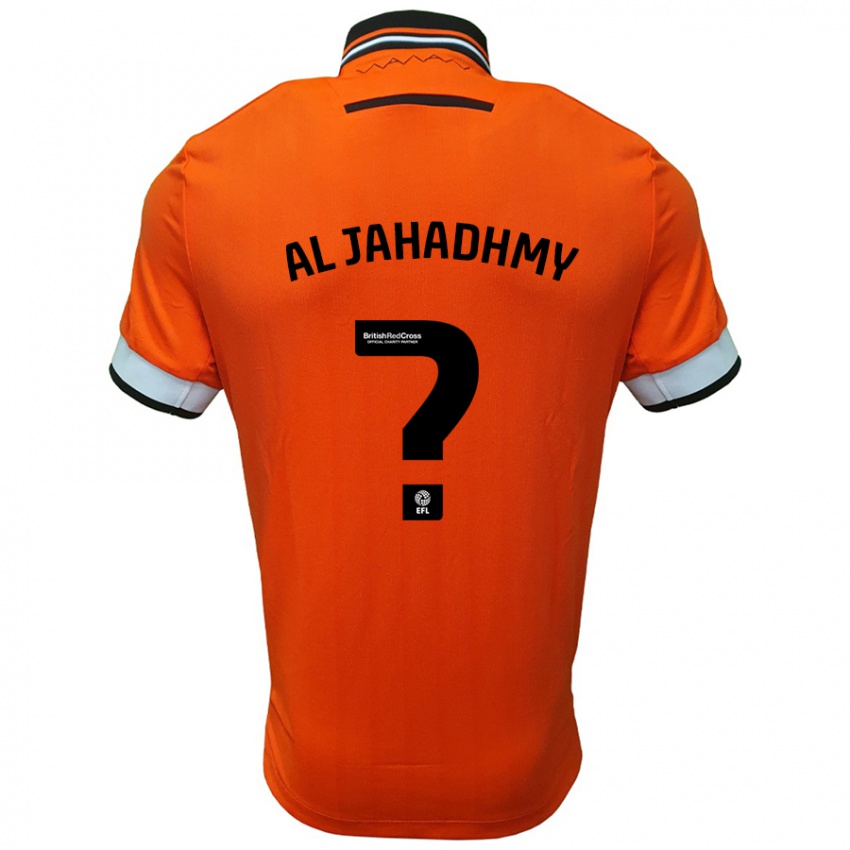 Børn Murtadha Al-Jahadhmy #0 Orange Hvid Udebane Spillertrøjer 2024/25 Trøje T-Shirt