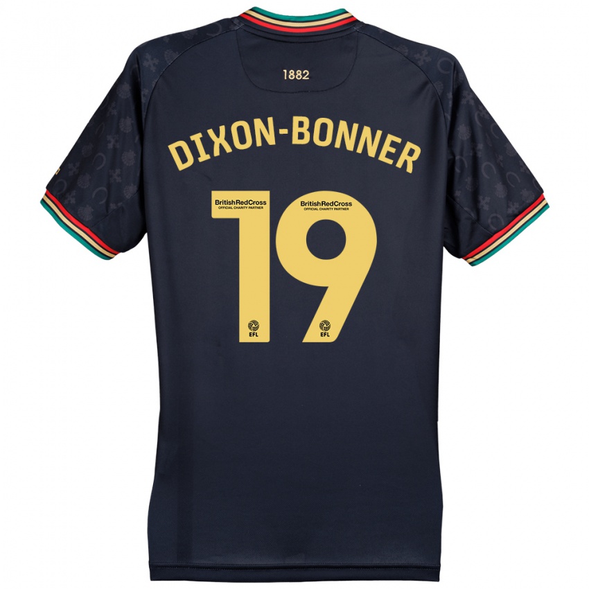 Børn Elijah Dixon-Bonner #19 Mørk Marineblå Udebane Spillertrøjer 2024/25 Trøje T-Shirt