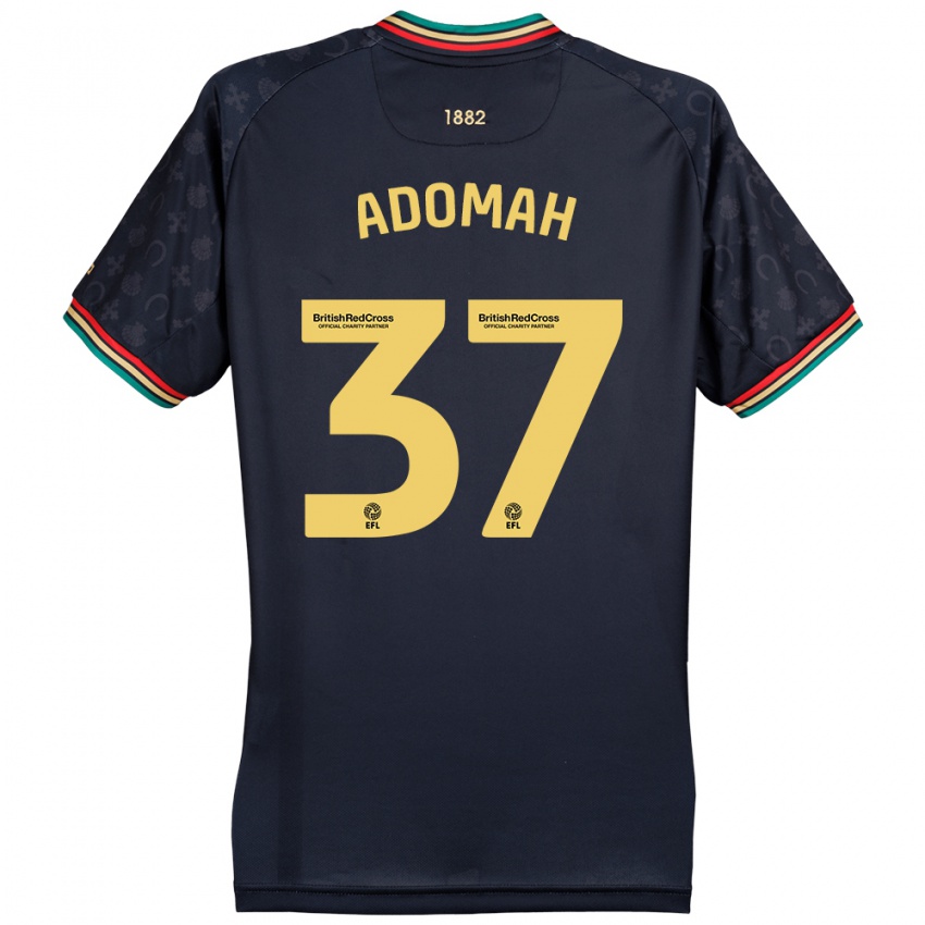 Børn Albert Adomah #37 Mørk Marineblå Udebane Spillertrøjer 2024/25 Trøje T-Shirt