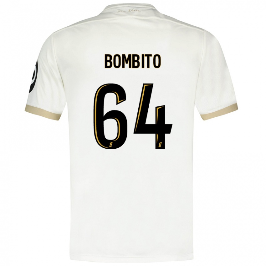 Børn Moïse Bombito #64 Hvidguld Udebane Spillertrøjer 2024/25 Trøje T-Shirt