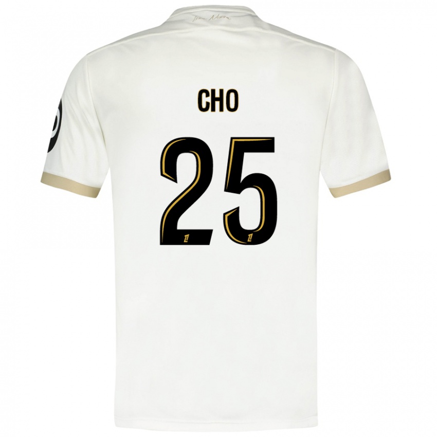 Børn Mohamed-Ali Cho #25 Hvidguld Udebane Spillertrøjer 2024/25 Trøje T-Shirt