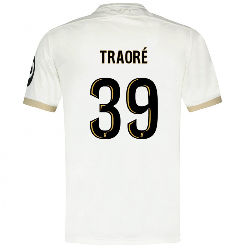 Børn Daouda Traoré #39 Hvidguld Udebane Spillertrøjer 2024/25 Trøje T-Shirt