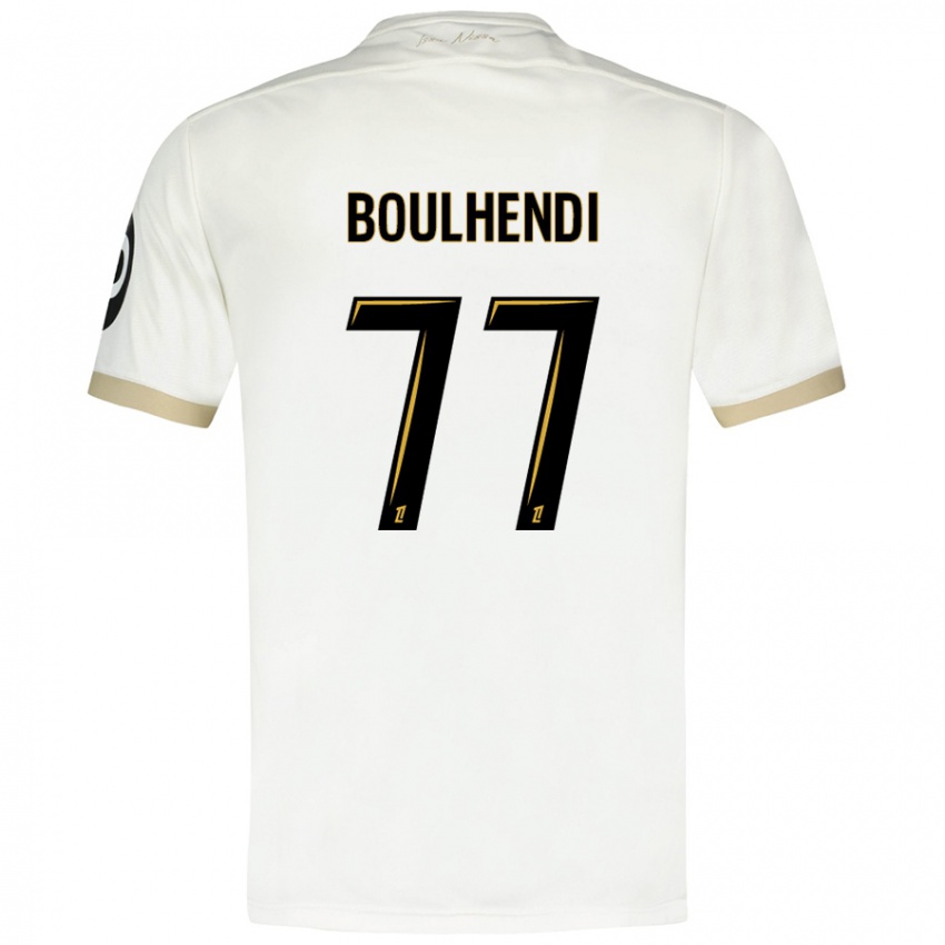 Børn Teddy Boulhendi #77 Hvidguld Udebane Spillertrøjer 2024/25 Trøje T-Shirt