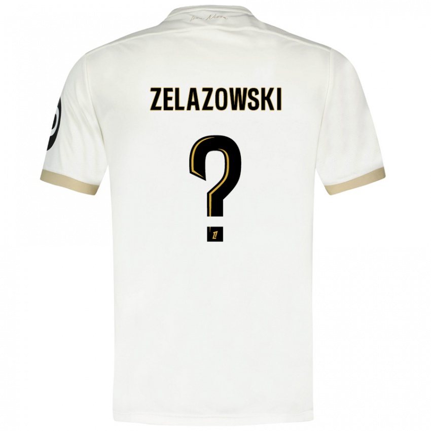 Børn Bartosz Zelazowski #0 Hvidguld Udebane Spillertrøjer 2024/25 Trøje T-Shirt