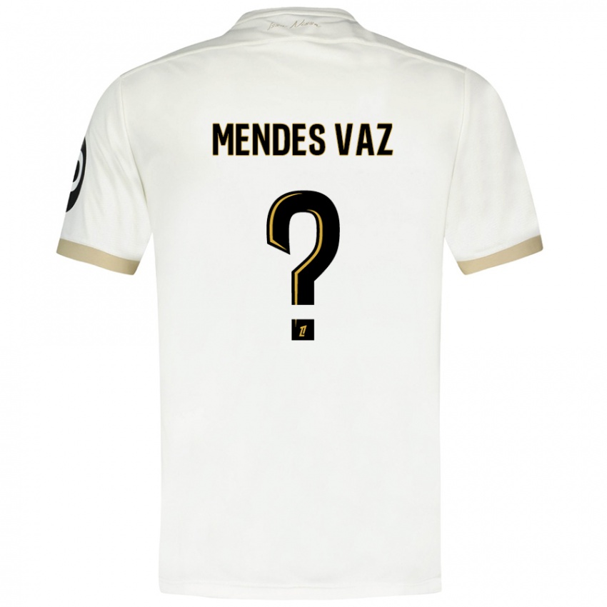 Børn Hernâni Mendes Vaz #0 Hvidguld Udebane Spillertrøjer 2024/25 Trøje T-Shirt