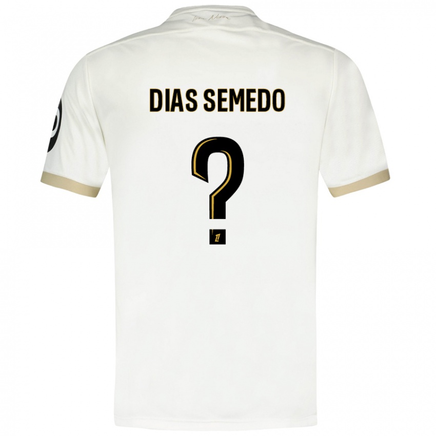 Børn Samuel Dias Semedo #0 Hvidguld Udebane Spillertrøjer 2024/25 Trøje T-Shirt