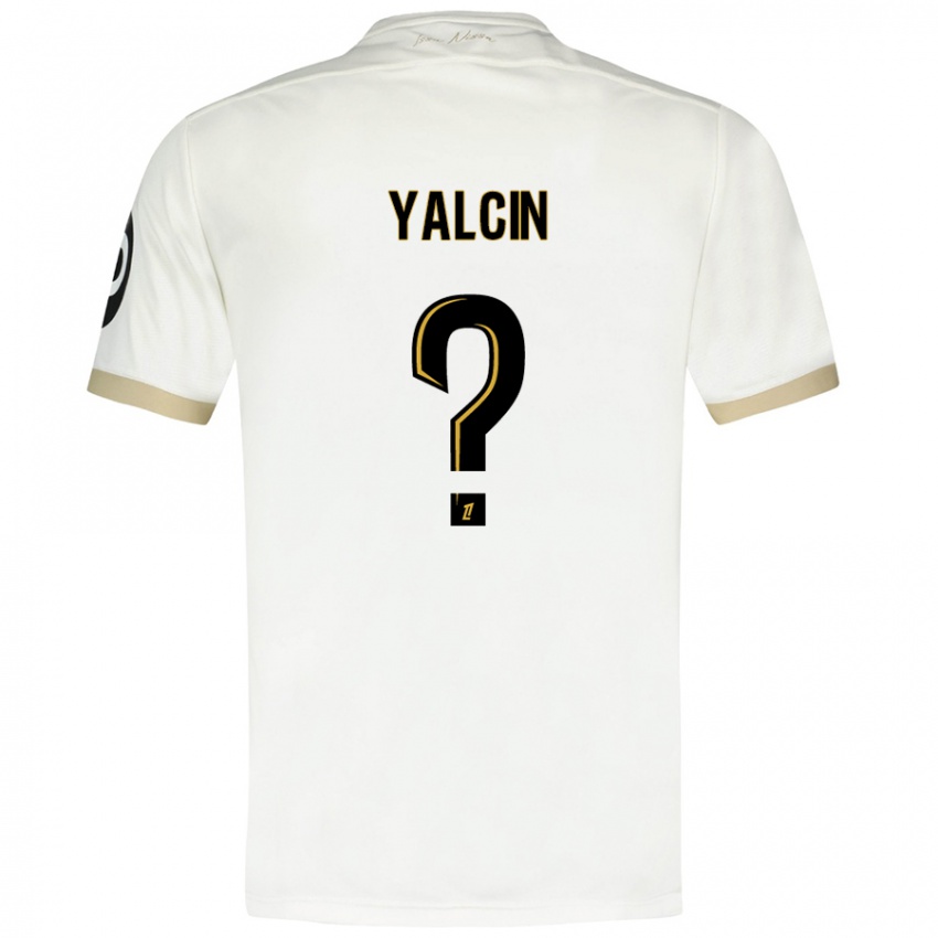 Børn Noah Yalcin #0 Hvidguld Udebane Spillertrøjer 2024/25 Trøje T-Shirt