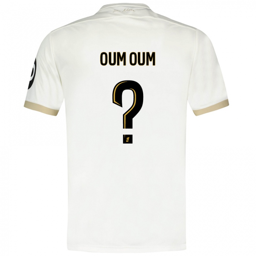 Børn Dorian Oum Oum #0 Hvidguld Udebane Spillertrøjer 2024/25 Trøje T-Shirt