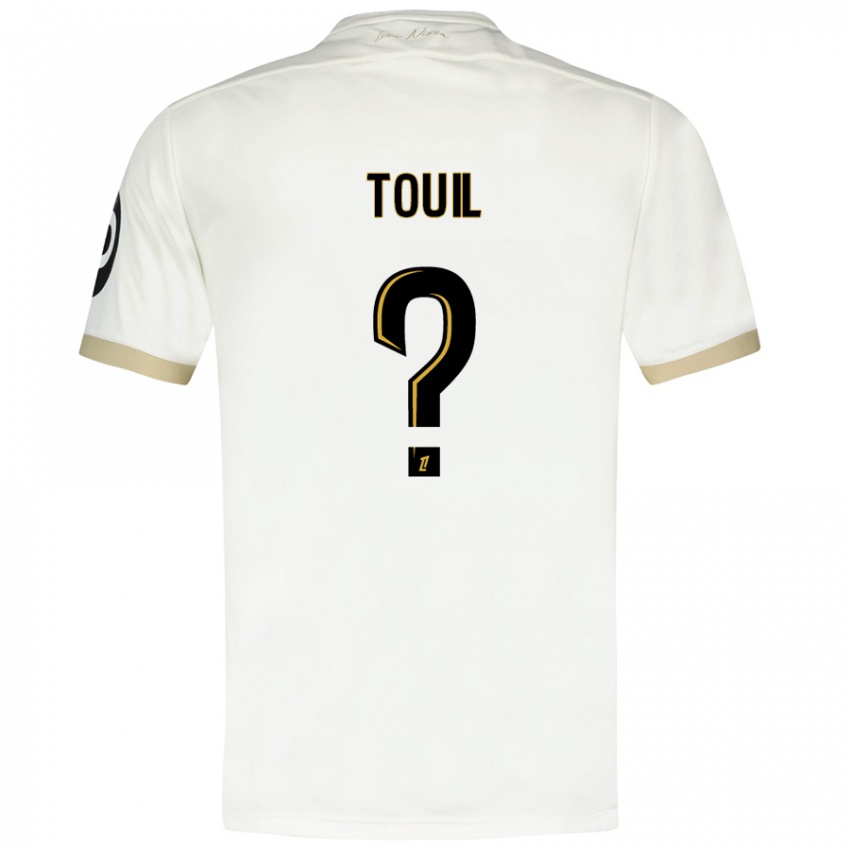 Børn Yanis Touil #0 Hvidguld Udebane Spillertrøjer 2024/25 Trøje T-Shirt