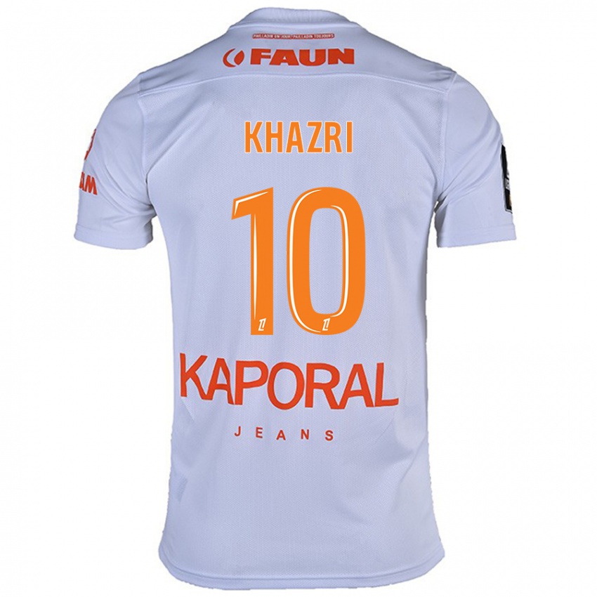 Børn Wahbi Khazri #10 Hvid Udebane Spillertrøjer 2024/25 Trøje T-Shirt