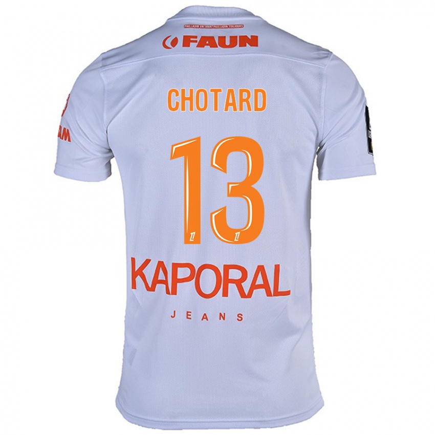 Børn Joris Chotard #13 Hvid Udebane Spillertrøjer 2024/25 Trøje T-Shirt